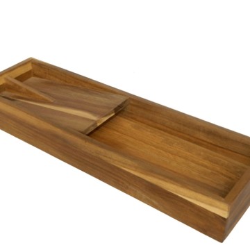 Acacia Wood Knife Organizer - Durable Kitchen Storage Solution